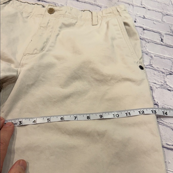 Timberland 100% Cotton Wide Leg Men's Cream Pants 36x30 - Picture 11 of 11